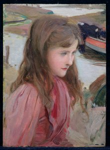 Studie av en ung jente, 1898